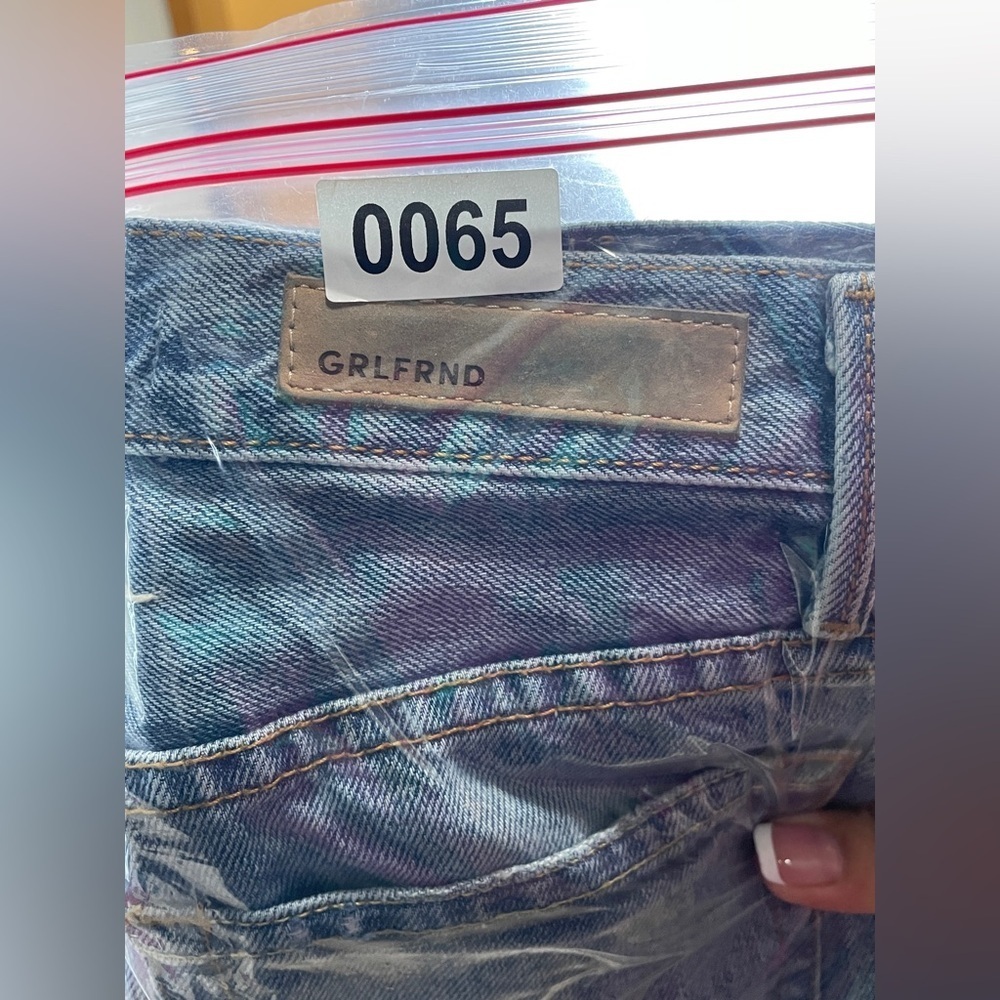 GRLFRND Karolina Distressed High-Rise Skinny Jean in A Little More Love - Picture 12 of 15